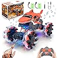 ChicMart Remote Control Car, Shark Monster Truck with Gesture Sensor, 1:16 30km/h Off-Road Rc Cars, 360°Rotation All Terrain 2.4Ghz 4WD Truck Toy Gift for Boys Girls 3+ Years