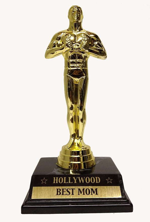 Small Best Mom Victory Trophy Award, Achievement Award Sports Award Trophies