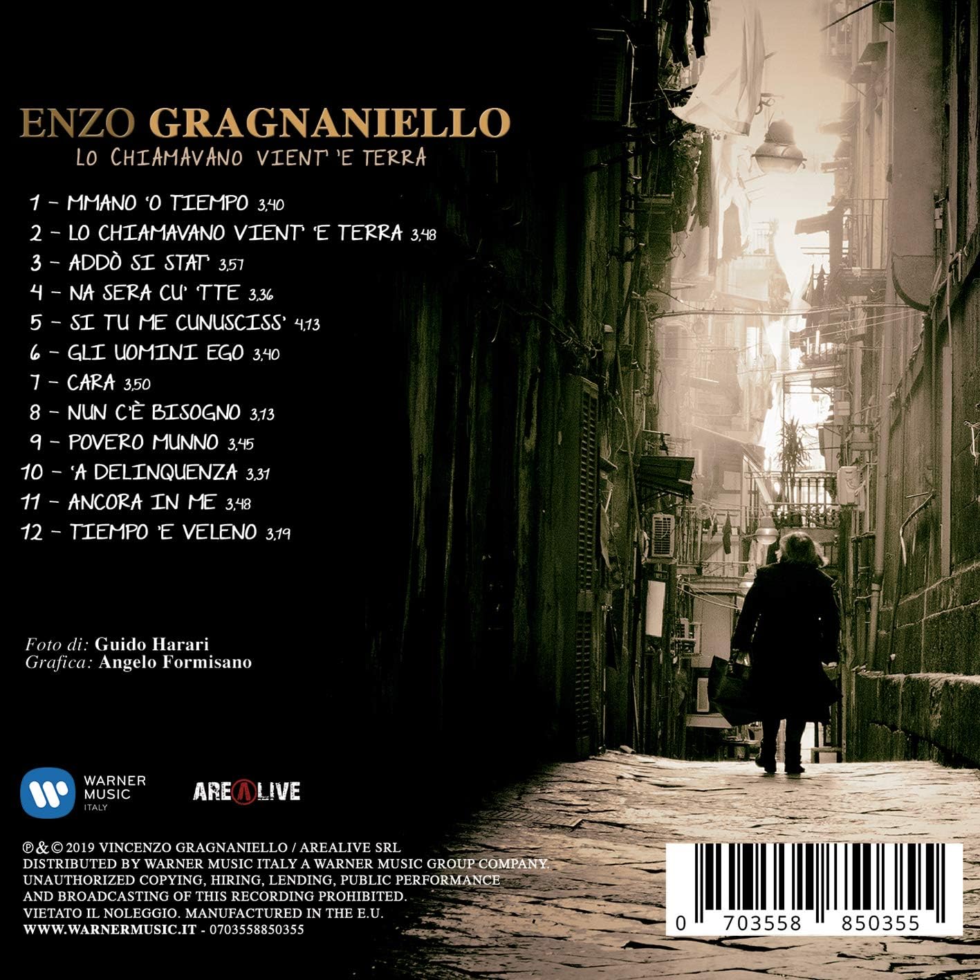 Lo Chiamavano Vient E Terra By Enzo Gragnaniello Amazon Co Uk Music