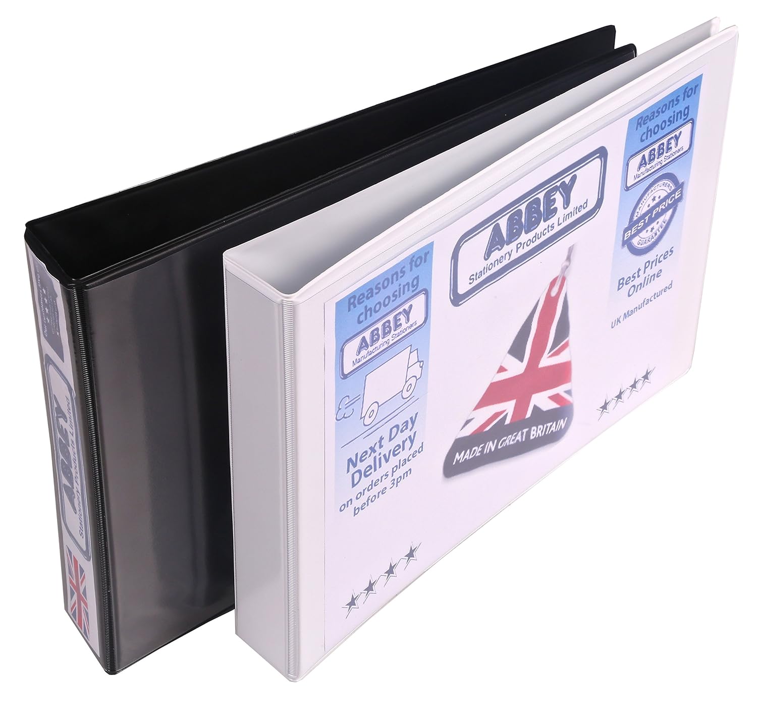 A3 Landscape Binder 40mm 4D Ring White Amazon.co.uk Office Products