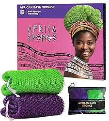 African Net Sponge Authentic - 2 Pieces Real