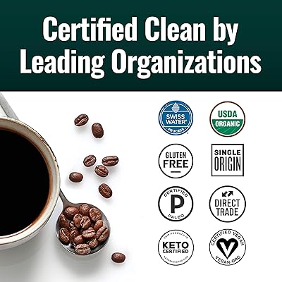 Buy Natural Force Organic Mold Free Clean Decaf Coffee Low Acid Whole Bean Swiss Water Process Medium Roast Great Taste Aroma Tested For Toxins And Powered By Purity