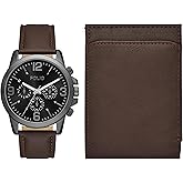Folio Men's Three-Hand Brown Strap Watch (Model: FMDFL6085)