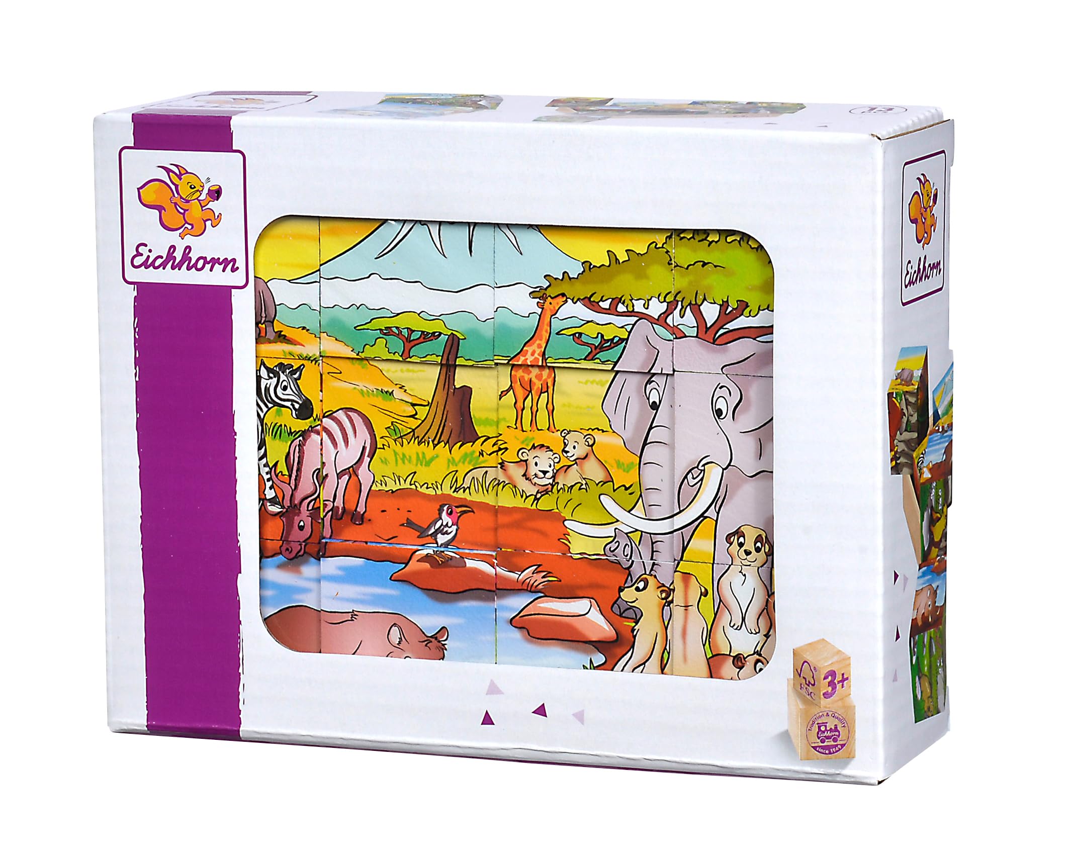 Eichhorn Blokpuzzel Dieren