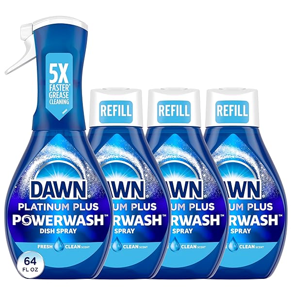 DAWN POWERWASH SPRAY, DISH SOAP, DISHWASHING LIQUID, FRESH,...