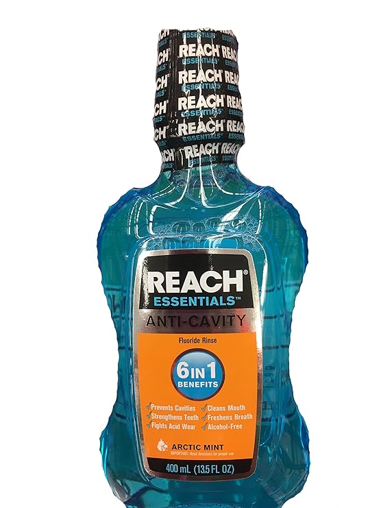 Reach Essentials AntiCavity Mouthwash Arctic Mint 13.5oz