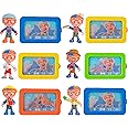 Blippi TV Blinds (Assorted), Includes 6 Random 3-Inch Figures and 3D Image Cards with QR Code