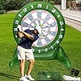 2025 Backyard Golf Game, Patio Golf Game with Air Pump(Base Can be Filled with Water), Giant Golf Darts | Indoor & Outdoor Golf Games for Family, Party, Camping