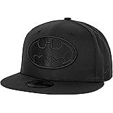 New Era Batman Logo Black on Black 59Fifty Fitted Hat (US, Numeric, 7 1/8)