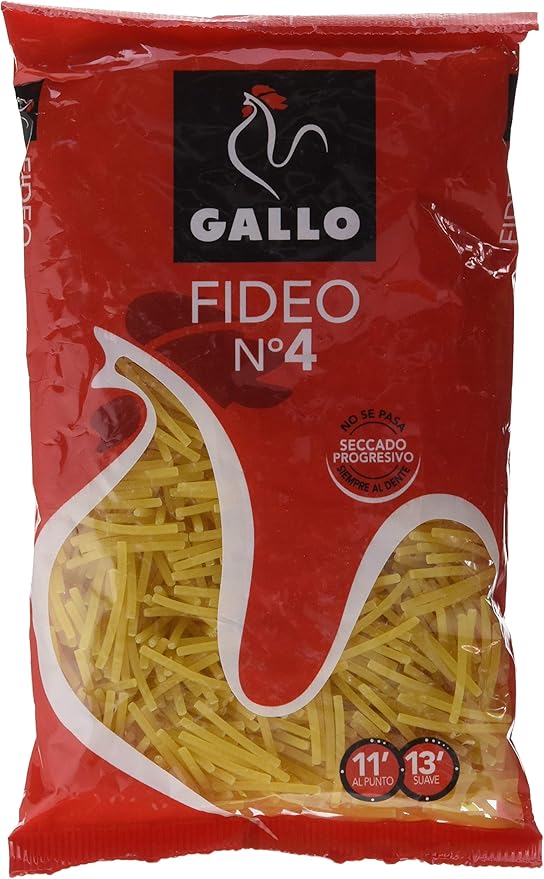 Pastas Gallo Pasta Fideo N4, Paquete 250 g Amazon.es Alimentación y