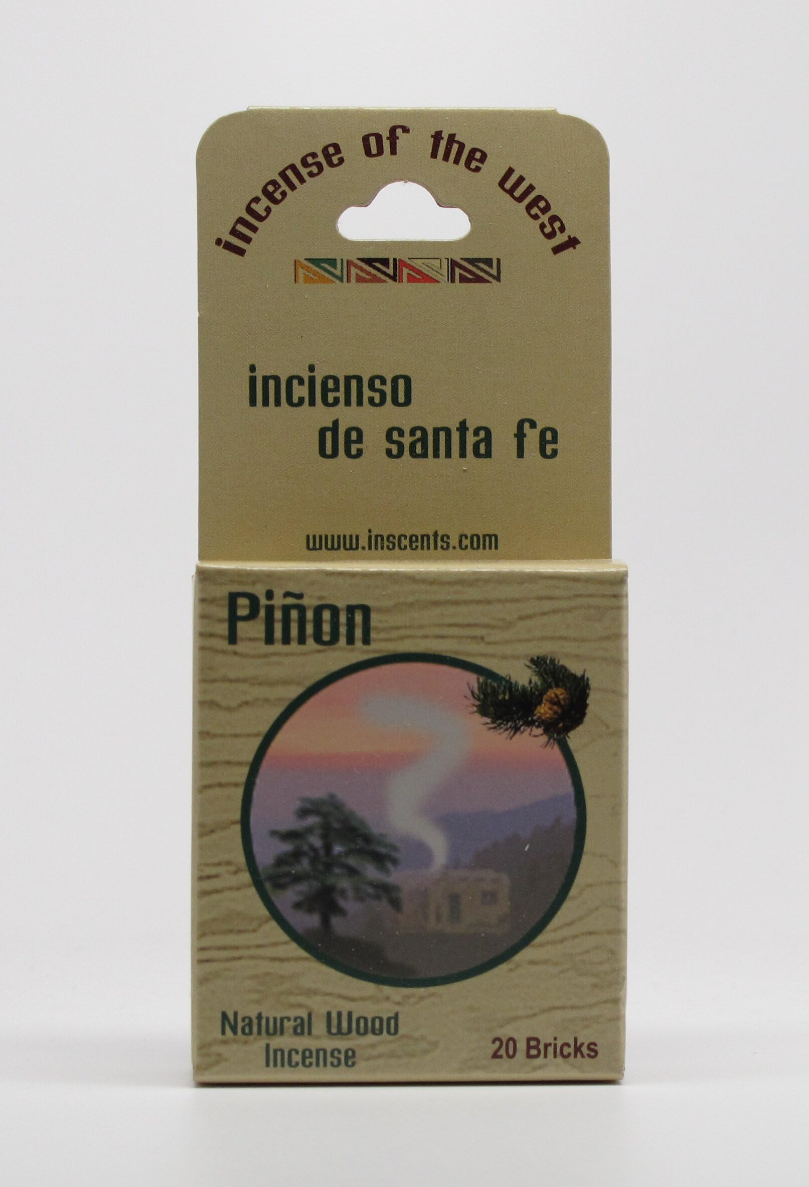 Pinon Wood Incense - 20 Bricks - Incienso De Santa Fe