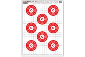 THOMPSON TARGET Sight Seer Paper Bullseye Shooting Targets for Pistol & Rifle 19"x25"