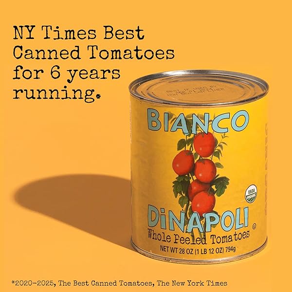 BIANCO DINAPOLI ORGANIC TOMATO SAUCE, 15OZ