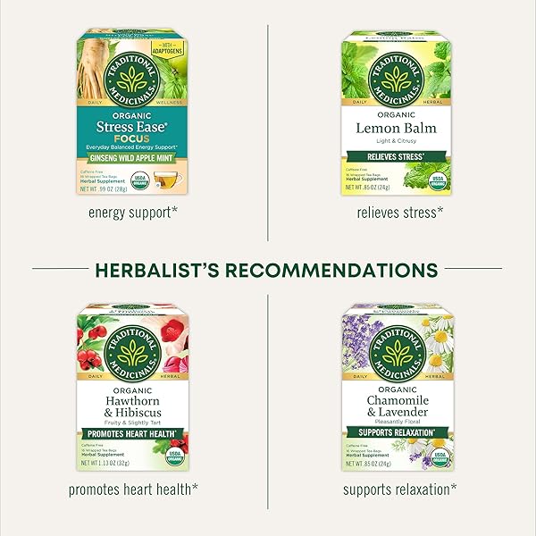 TRADITIONAL MEDICINALS ORGANIC, ROSY MOOD, DAMIANA & BUTTERFLY PEA FLOWER – UPLIFTING MOOD SUPPORT – KOSHER, NON-GMO, CAFFEINE-FREE, COMPOSTABLE – 16 TEA BAGS