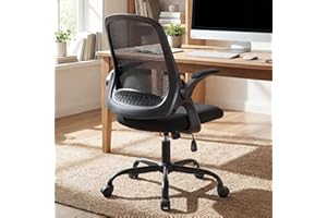 NEO Chair Office Chair Gaming Desk Computer Mesh Ergonomic Chair with Flip-up Arms Comfy Lumbar Support Adjustable Height Rol
