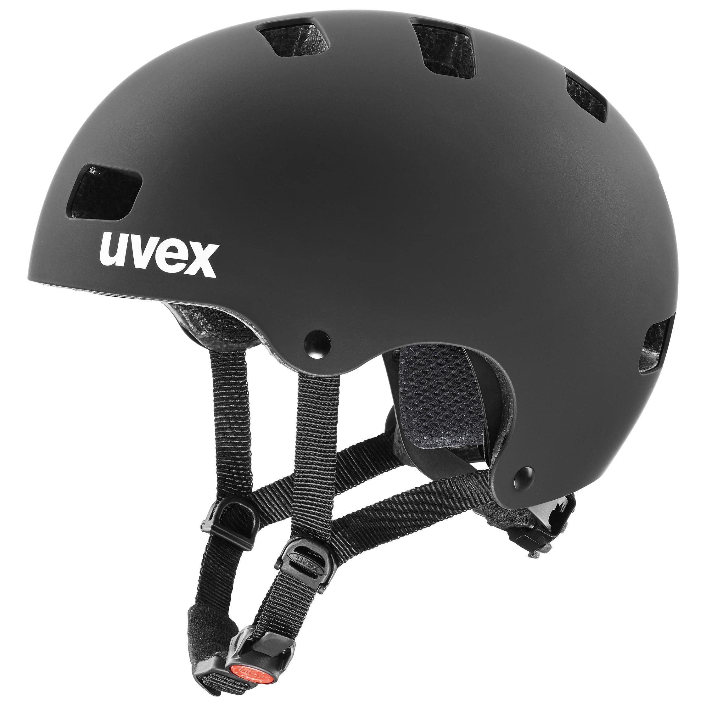 uvex Kid 3 cc - Sturdy Kids Bike Helmet for Children - Individual Fit - Optimized Ventilation - Black Matt - 51-55 cm