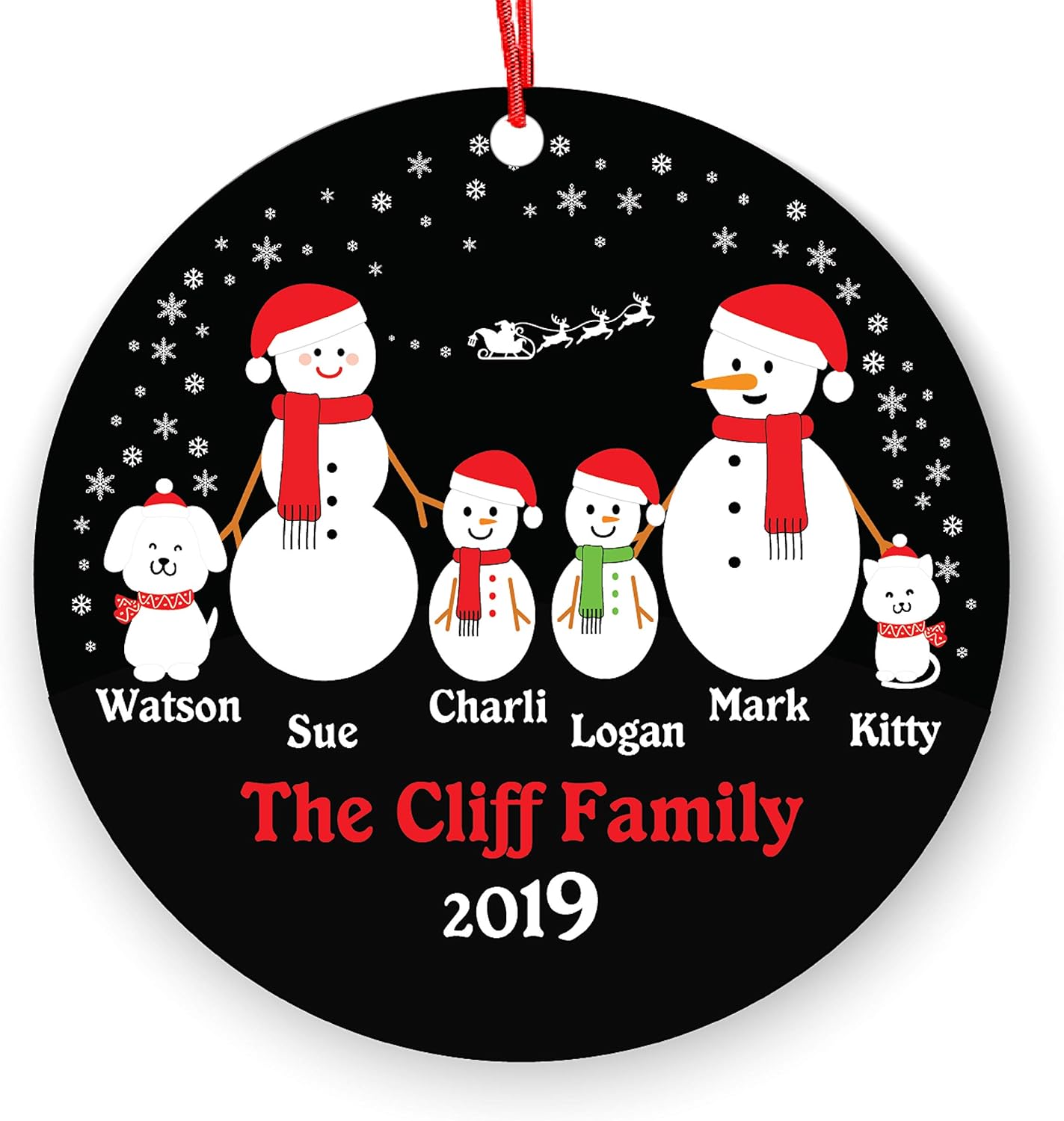 51 Best Personalized Family Of 3 Ornaments Images Personalized Family Ornaments Family Of 3
