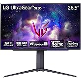LG ‎27GS95QE 27-inch Ultragear OLED Gaming Monitor QHD 240Hz 0.03ms DisplayHDR True Black 400 AMD FreeSync Premium Pro NVIDIA