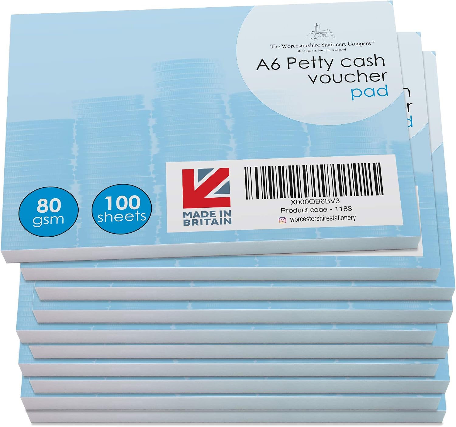 Petty Cash Voucher pad, 100 vouchers per pad - Pack of 10, 1,000 vouchers in Total - Image 5