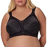 Playtex Women's Wireless Bra, 18 Hour Plus-Size Bras Available, Full Coverage, Smoothing, 4693, Single or 2-Pack