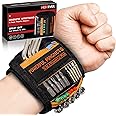 Christmas Stocking Stuffers Gifts for Men - Tools for Men Magnetic Wristband for Holding Screws Super Strong Magnet Wrist Too