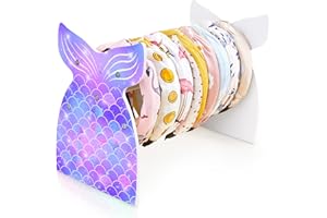 Beinou Headband Holder for Girls Mermaid Headband Organizer Storage Wooden Headband Stand Hair Accessories Organizer Headband Display for Girls Room