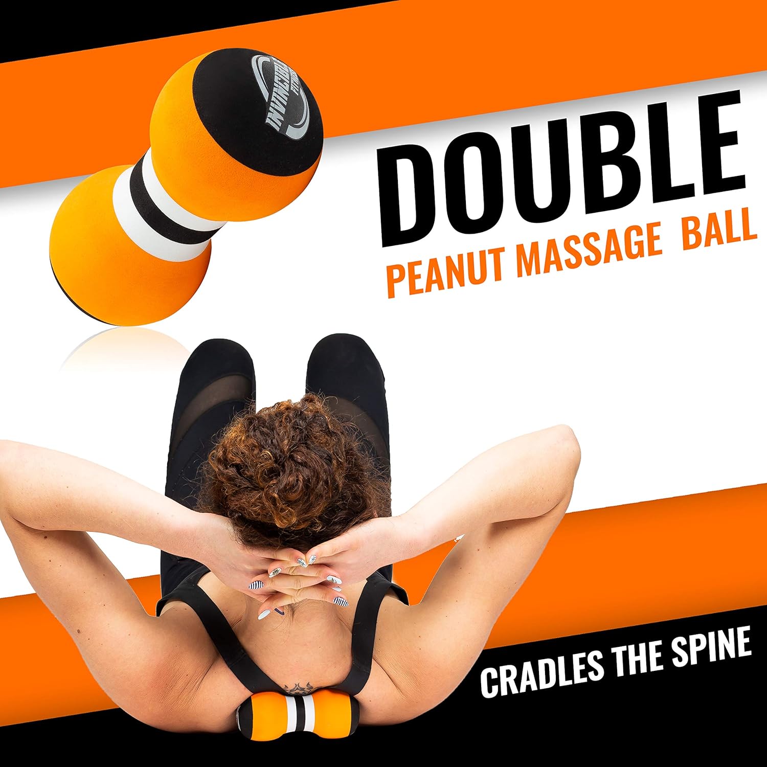 Deep Tissue Massage Ball Set - Includes 5" Foam Roller Mobility Ball, Double Peanut Lacrosse Ball, Spiky Ball for Trigger Point Therapy, Myofascial Release, Foot Reflexology, Plantar Fasciitis: Sports & Outdoors