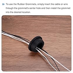 MECCANIXITY 4Pcs T Shape Rubber Grommet Mount Dia