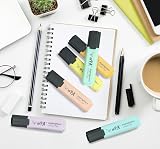 12PA Pastel Highlighters Set of 6 with Chisel Tip 1–5 mm view 2
