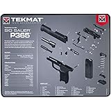 TekMat Ultra Premium Gun Cleaning Mat for use with Sig Sauer P365, 15" x 20", Black, Model:TEK-20-SIGP365