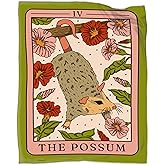 Possum Blanket Gifts for Possum Lover 40 x 50 Inch for Kid,Possum Possum Fannel Fleece Throw Blanket Super Soft Throws Blanket for Bed Couch Sofa