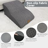 Nepfaivy Dog Steps 2-Step Stairs for Bed Non-Slip Foam 55x40x30cm view 4