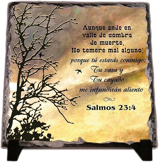 Religiosa Home Décor – Aunque Ande en Valle de sombra de Muerte, No