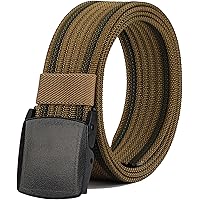 LionVII Men's Nylon Work Belts - Breathable Webbing Canvas Belt