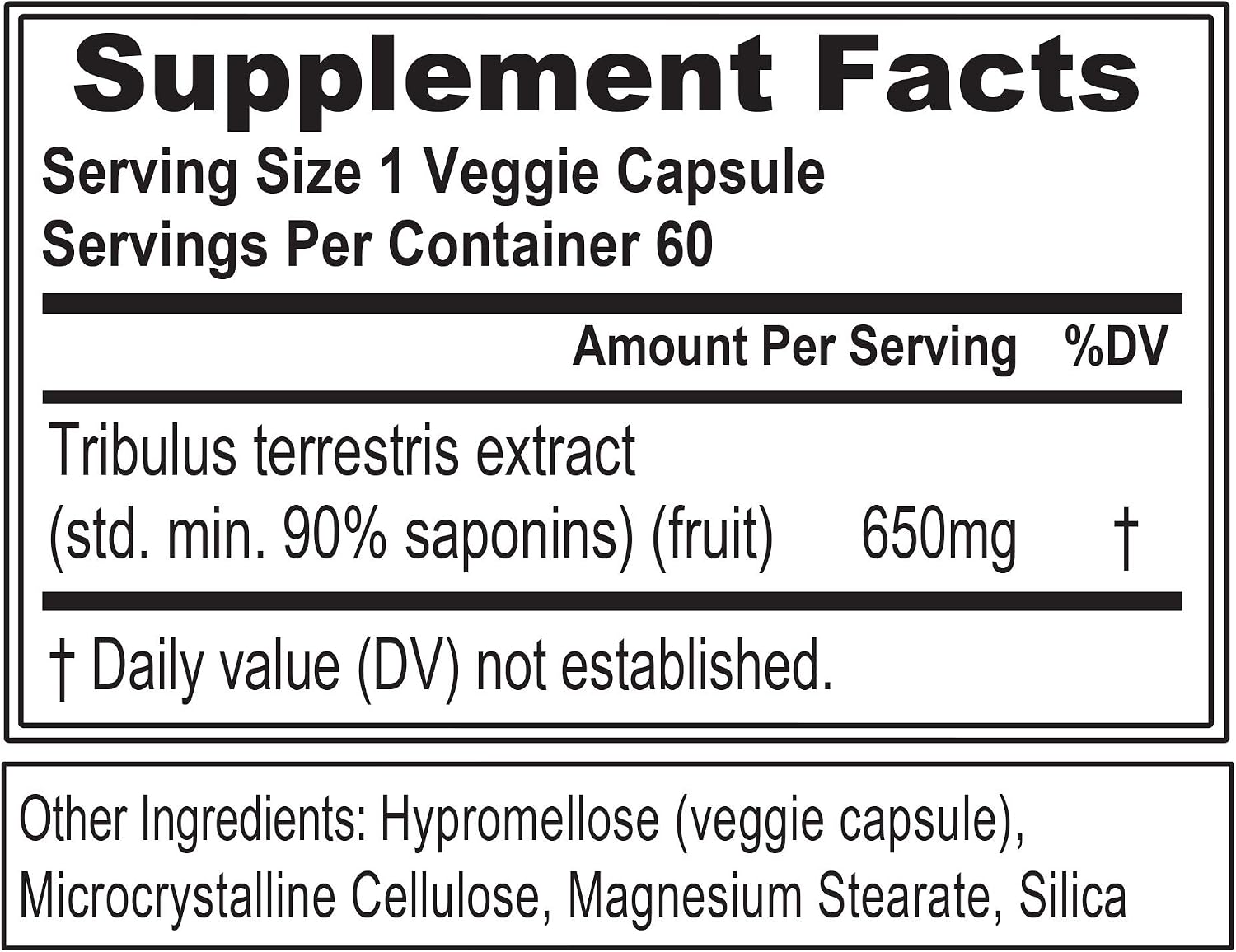 Evlution Nutrition 100% Pure Tribulus Terrestris Extract, Maximum Potency 90% Steroidal Saponins - Image 3