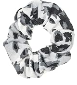 LOOKSEVEN 6 Pack Leopard Print Bandana Scrunchies Hair Ties for Women view 2