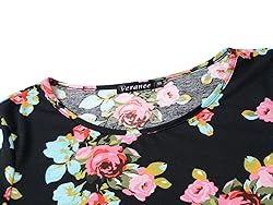 Veranee Women's Plus Size Swing Tunic Top 3/4