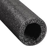 sourcing map Foam Tube Pipe Insulation 1.64 Ft L 0.98in ID 1.56in OD Black 4pk view 4