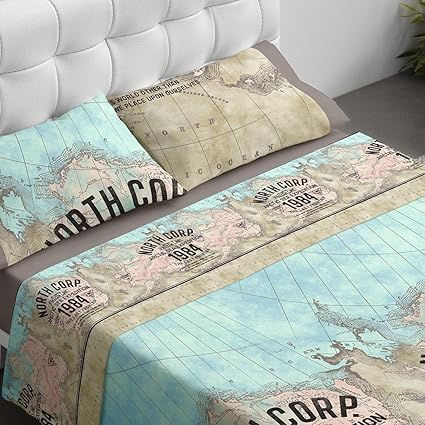 Burrito Blanco - Juego de sábanas 101 único de 90x190/200 cm: Amazon.es: Hogar