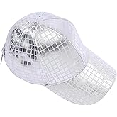 Manfnee Sequin Hats for Women Men Cowgirl Hat for Disco Parties and Costumes Bucket Sun Hat for Travel