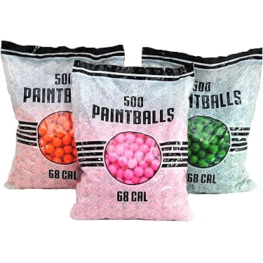 thumbnail image 2 of 100 Blue .68 Cal Reusable Rubber Paintballs – Ultra Premium, No Mess Training 2 of 5
