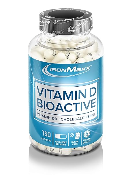 Ironmaxx Vitamin D Bioactive, 150 Kapseln, 1er Pack (1 x 120 g)