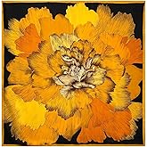 K-Elewon Large Square Scarf 43" Silk Scarf Fashion Scarves Silk Feeling Hair Wrapping Scarfs Night Sleeping Headscarf