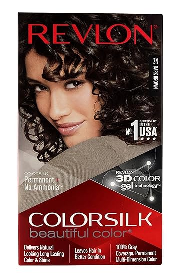 Revlon Colorsilk Hair Color, Dark Brown 3N (40ml+40ml+11.8ml)