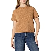 Amazon Essentials (Demi's Pick) Women's Relaxed-Fit Faux Mohair Short Sleeve Sweater Top