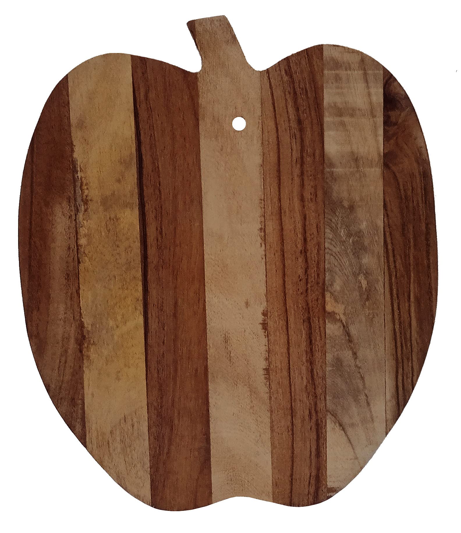 Purpledip Wooden Chopping Board 'Apple of My Eye': Kitchen Platter for Cutting, Slicing or Serving (11074)