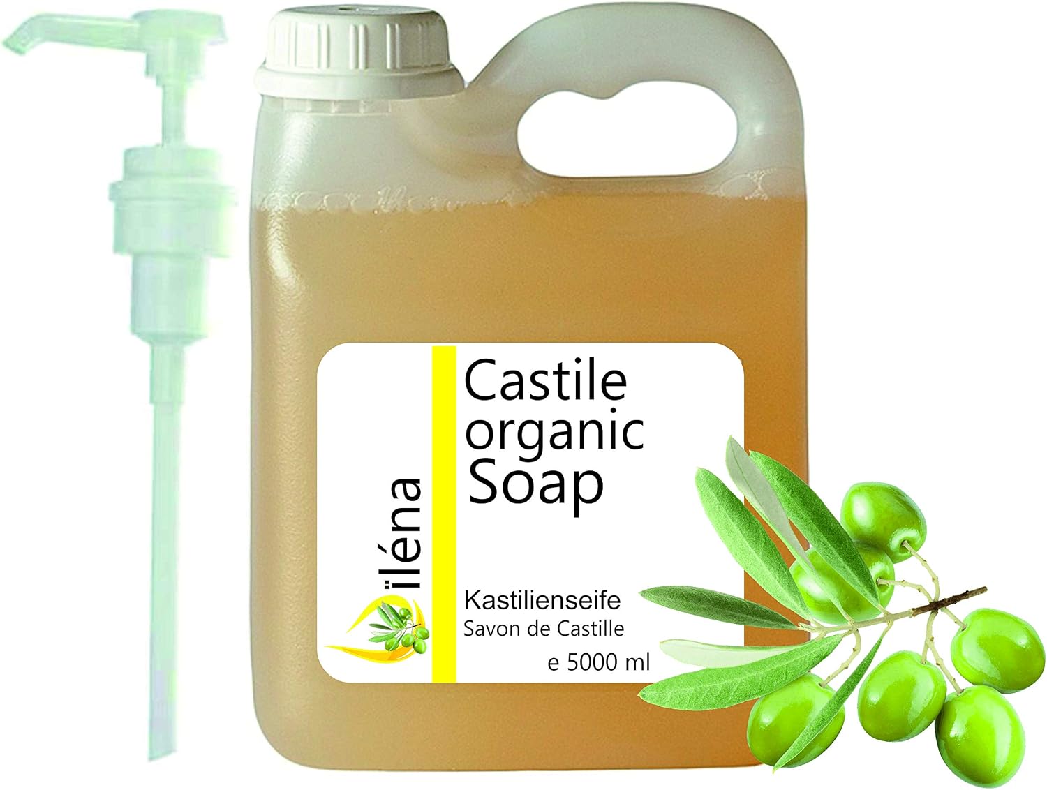Organic Olive Oil Soap, Castile Liquid Soap, Facial Cleaning, Antibacterial Soap, Handwash Liquid Soap, Cleansing Gel