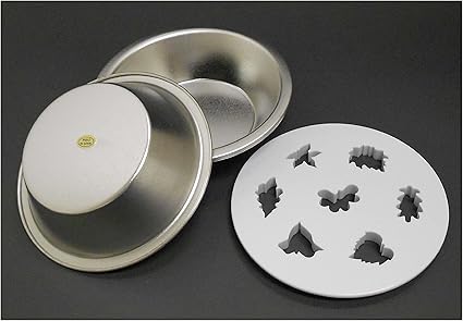 Amazon Com 4 Piece Mini Pie Pans With A Decorative Pie Top Cutter