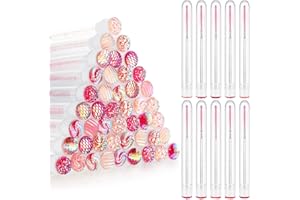 200 Pieces Mascara Wand Tube Set 100 Pcs Lash Spoolies for Eyelash Extensions 100 Pcs Diamond Empty Mascara Brush Disposable 