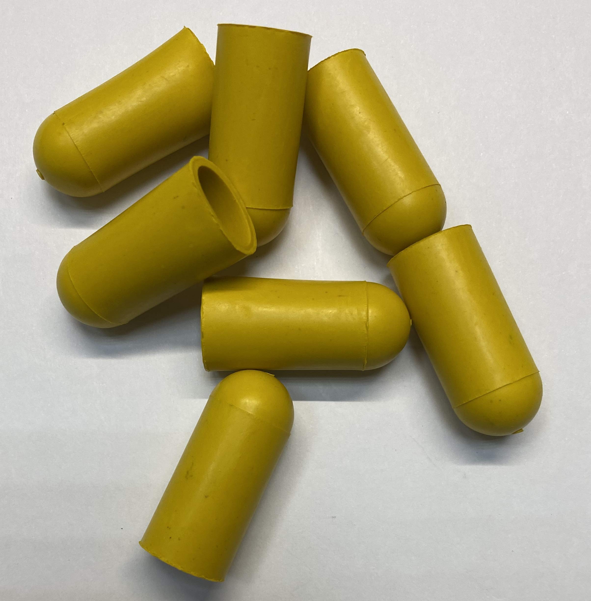 dexierp Protection Force Round Cap For 29/64" 11.5mm OD X26 mm Length (Pack of 100) Pipe Post Tube End Cover M12 Screw Thread Protectors Elastic Rubber